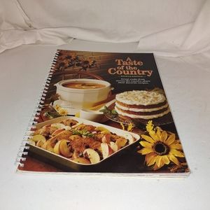 A Taste of the Country 8th Edition 1995 Lay Flat Ring Bound Recipes Used